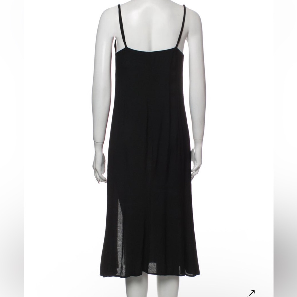 Reformation Classic Black Midi Dress